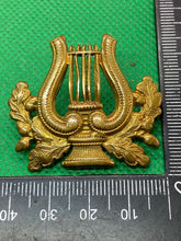 Load image into Gallery viewer, Original WW1 / WW2 British Army Bandsman&#39;s Brass Sleeve Badge
