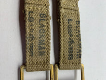 Charger l&#39;image dans la galerie, Original WW2 British Army 37 Pattern Brace Adaptors - 1945 Dated
