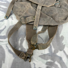 Load image into Gallery viewer, Original WW2 British Army / RAF 37 Pattern Small Pack &amp; L Strap Set
