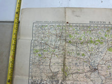 Lade das Bild in den Galerie-Viewer, Original WW2 British Army OS Map of England - War Office - Brighton &amp; Eastbourne
