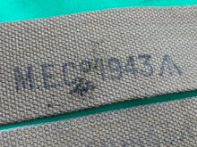 Load image into Gallery viewer, Original WW2 British Army 37 Pattern L Straps -  M.E.Co - 1943 Dated
