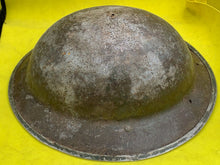 Load image into Gallery viewer, Original WW2 Combat Helmet - British / South African Army Mk2 Brodie Helmet
