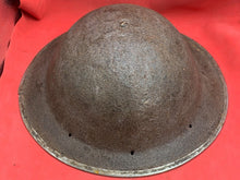 Load image into Gallery viewer, Original WW2 Combat Helmet - British / South African Army Mk2 Brodie Helmet
