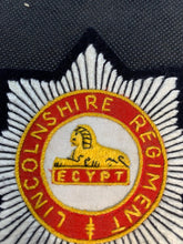 Load image into Gallery viewer, British Army Lincolnshire Regiment Embroidered Blazer Badge
