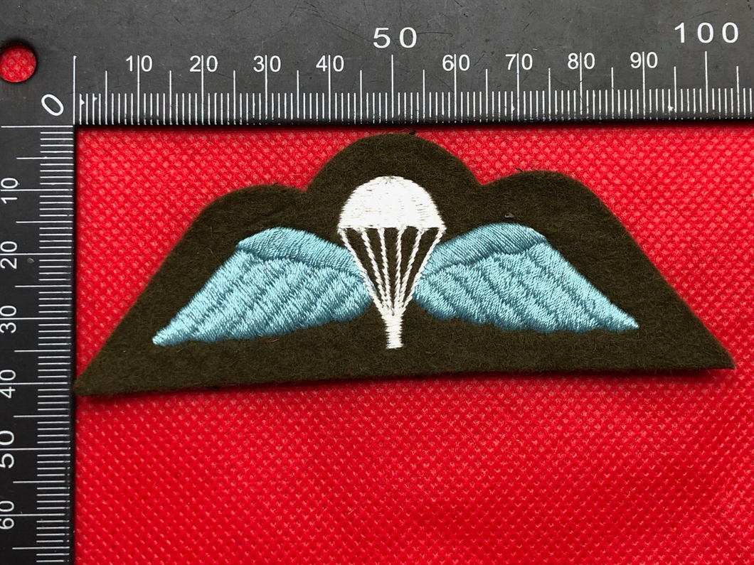 Genuine British Army Paratrooper Parachute Jump Wings - Green / Brown Army Wings