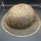 Original WW2 South African Army Mk2 Brodie Helmet - British Style Combat Helmet - The Militaria Shop