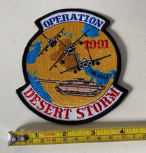 Load image into Gallery viewer, US Army / Air Force OPERATION DESERT STORM pilots / jacket badge / patch. Unworn
