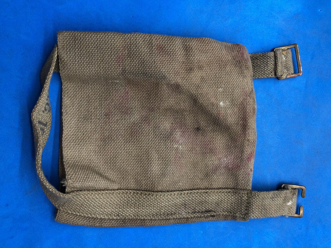 WW2 British Army 37 Pattern Webbing Water Bottle Carrier Harness - 1943 Dated - The Militaria Shop