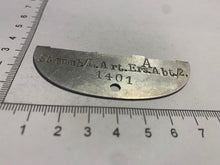 Load image into Gallery viewer, Original WW2 German Army Dog Tag - Marked - Stammb./ Art. Ers. Abt./2.
