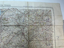 Load image into Gallery viewer, Original WW2 British Army OS Map of England - Showing RAF Bases - Cardiff
