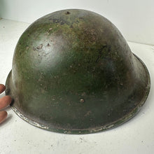 Charger l&#39;image dans la galerie, British / Canadian Army WW2 Mk3 Turtle Helmet 1944 Dated - Original WW2 Helmet
