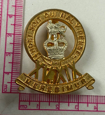 British Army Merebimur 15/19th Hussars Regiment Bi-Metal Cap Badge - The Militaria Shop