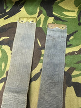 Load image into Gallery viewer, Original British Royal Air Force RAF Blue L Strap Pair - WW2 37 Pattern
