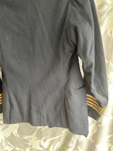 Load image into Gallery viewer, Original WW2 British Royal Merchant Navy Named Officers Jacket 1943 Dated -32&quot; C

