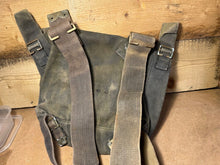 Load image into Gallery viewer, Original WW2 British Army / RAF 37 Pattern Small Pack &amp; L Strap Set
