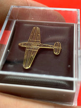 Load image into Gallery viewer, Boxed RAF Royal Air Force - RAF WW2 Hurricane Metal Lapel / Tie Pin Badge Type 2 - The Militaria Shop
