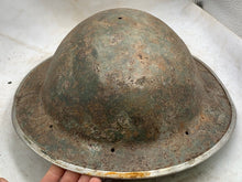 Load image into Gallery viewer, Original WW2 Combat Helmet - British / South African Army Mk2 Brodie Helmet
