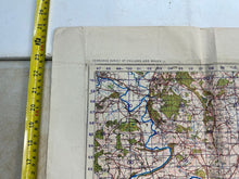 Load image into Gallery viewer, Original WW2 British Army OS Map of England - War Office - Gloucester &amp; Forset
