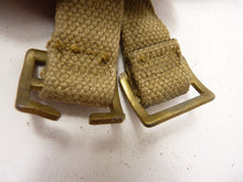 Charger l&#39;image dans la galerie, Original WW2 1943 Dated British Army 37 Pattern Water Bottle Carrier Harness
