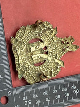 Load image into Gallery viewer, British Army WW1 / WW2 Kings Own Scottish Border&#39;s WM Cap Badge with Rear Lugs.
