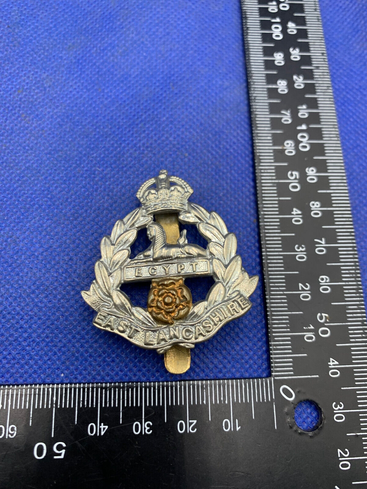 British Army Cap Badge - East Lancashire Regiment Kings Crown – The ...