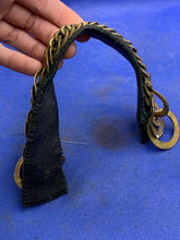 Load image into Gallery viewer, Original British Army Helmet Brass Chin Scales - Ideal Parts- Repair/Restoration
