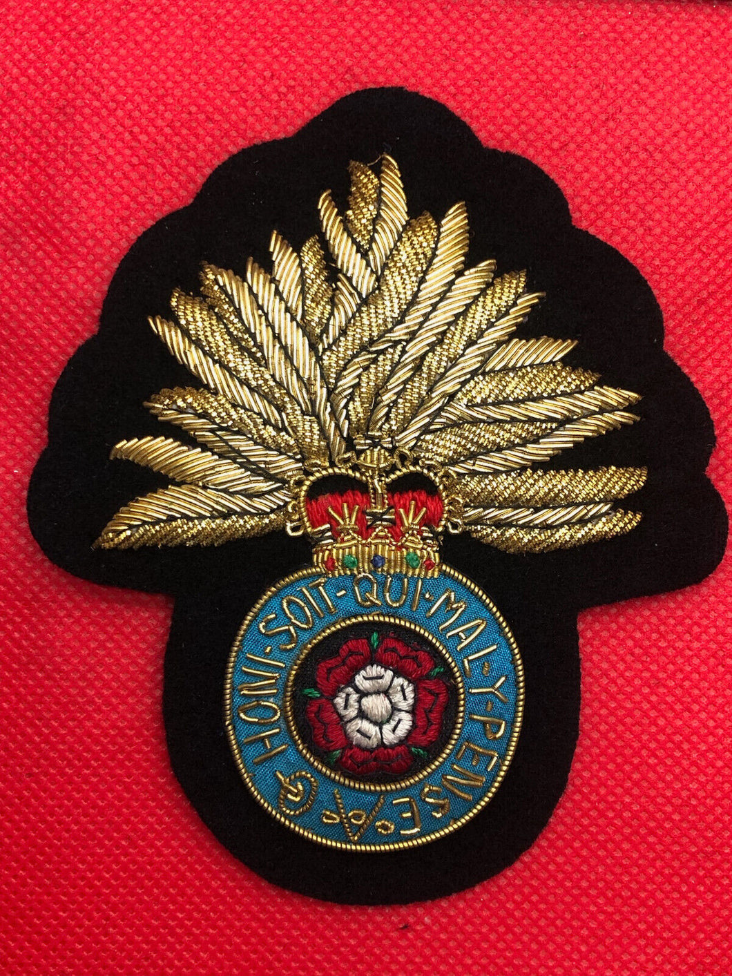 British Army Bullion Embroidered Blazer Badge - Royal Fusiliers