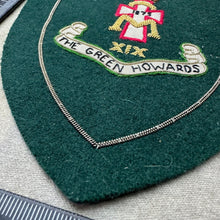 Load image into Gallery viewer, British Army Bullion Embroidered Blazer Badge - The Green Howards
