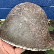 Load image into Gallery viewer, WW2 Canadian Army Mk3 Turtle Helmet - Original Helmet Shell - High Rivet
