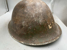 Load image into Gallery viewer, Original WW2 British / Canadian Army Mk3 Turtle Combat Helmet
