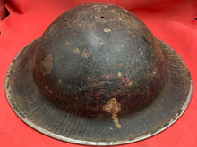 Load image into Gallery viewer, Original WW2 Combat Helmet - British / South African Army Mk2 Brodie Helmet
