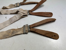 Load image into Gallery viewer, Original WW2 British Army / RAF Trouser Suspenders - Well Worn Example
