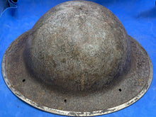 Load image into Gallery viewer, Original WW2 British Army South African Made Combat Helmet Mk2 Brodie
