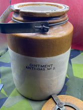 Load image into Gallery viewer, Original WW2 British Army Anti-Gas Ointment Carrying Container - 1943 Dated
