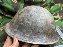Load image into Gallery viewer, Genuine British / Canadian Army Mark 3 Turtle Helmet - Original WW2 Helmet
