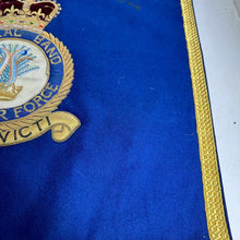 Load image into Gallery viewer, Genuine British Royal Air Force RAF Musicians / Podium Banner - Central Band
