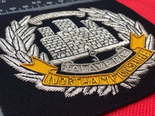 Load image into Gallery viewer, British Army Bullion Embroidered Blazer Badge - Northamptonshire Regiment
