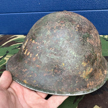 Load image into Gallery viewer, WW2 Canadian Army Mk3 Turtle Helmet - Original Helmet Shell - High Rivet
