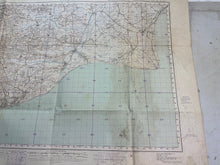 Load image into Gallery viewer, Original WW2 British Army OS Map of England - War Office - Hastings
