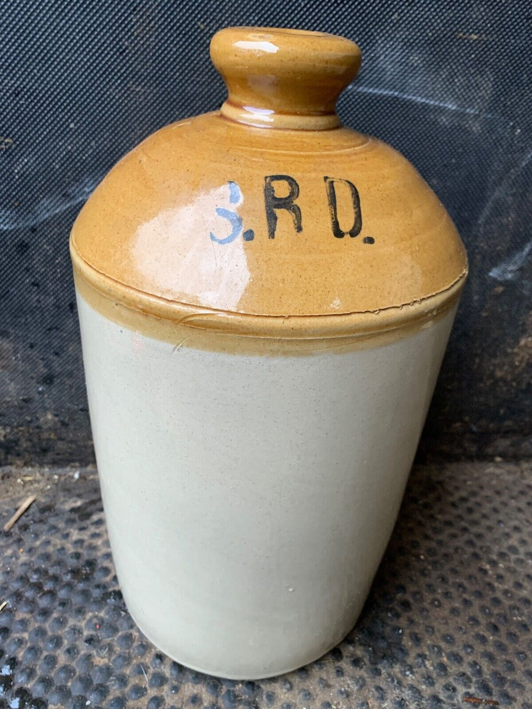 Original WW1 SRD Jar Rum Jar - British Army Issue - 