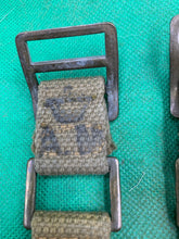Charger l&#39;image dans la galerie, Original WW2 British Army 37 Pattern Brace Adaptors Pair - 1941 Dated
