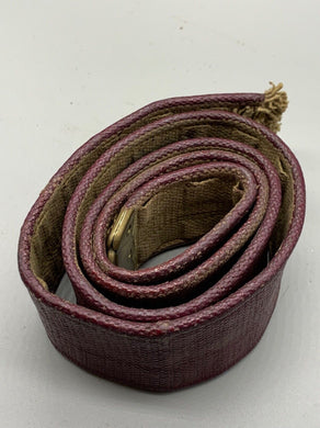 Original WW2 37 Pattern - British Army Webbing Belt - Purple - The Militaria Shop