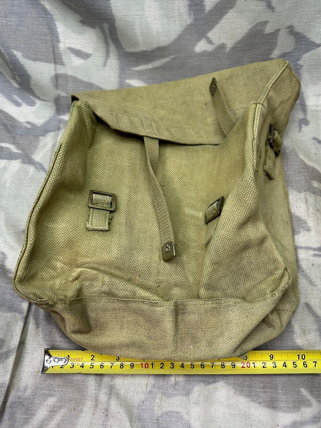 Original British Army 37 Pattern Webbing Small Pack - WW2 Pattern