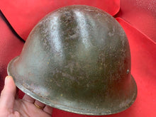 Load image into Gallery viewer, Original WW2 British Army / Canadian Army Mk3 Turtle Combat Helmet
