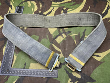 Charger l&#39;image dans la galerie, Original British Royal Air Force RAF Blue WW2 37 Pattern Belt - 38&quot; Waist Max
