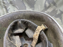 Load image into Gallery viewer, Original WW2 Canadian / British Army Mk3 High Rivet Turtle Helmet &amp; Liner
