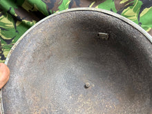 Load image into Gallery viewer, Genuine British / Canadian Army Mark 3 Turtle Helmet - Original WW2 Helmet
