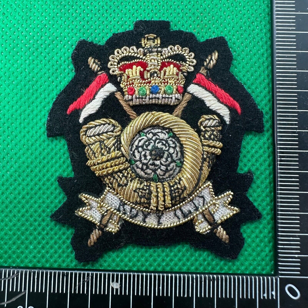 British Army Kings Own Yorkshire Yeomanry Cap / Beret / Blazer Badge - UK Made