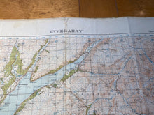 Load image into Gallery viewer, WW2 British Army 1941 MILITARY EDITION General Staff map of INVERARY.
