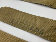 Charger l&#39;image dans la galerie, Original WW2 British Army 37 Pattern L Straps Pair - Wartime Dated
